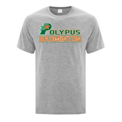 Polypus Badminton - Cotton T-Shirt Thumbnail