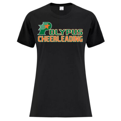 Polypus Cheerleading - Women Cotton T-Shirt Thumbnail
